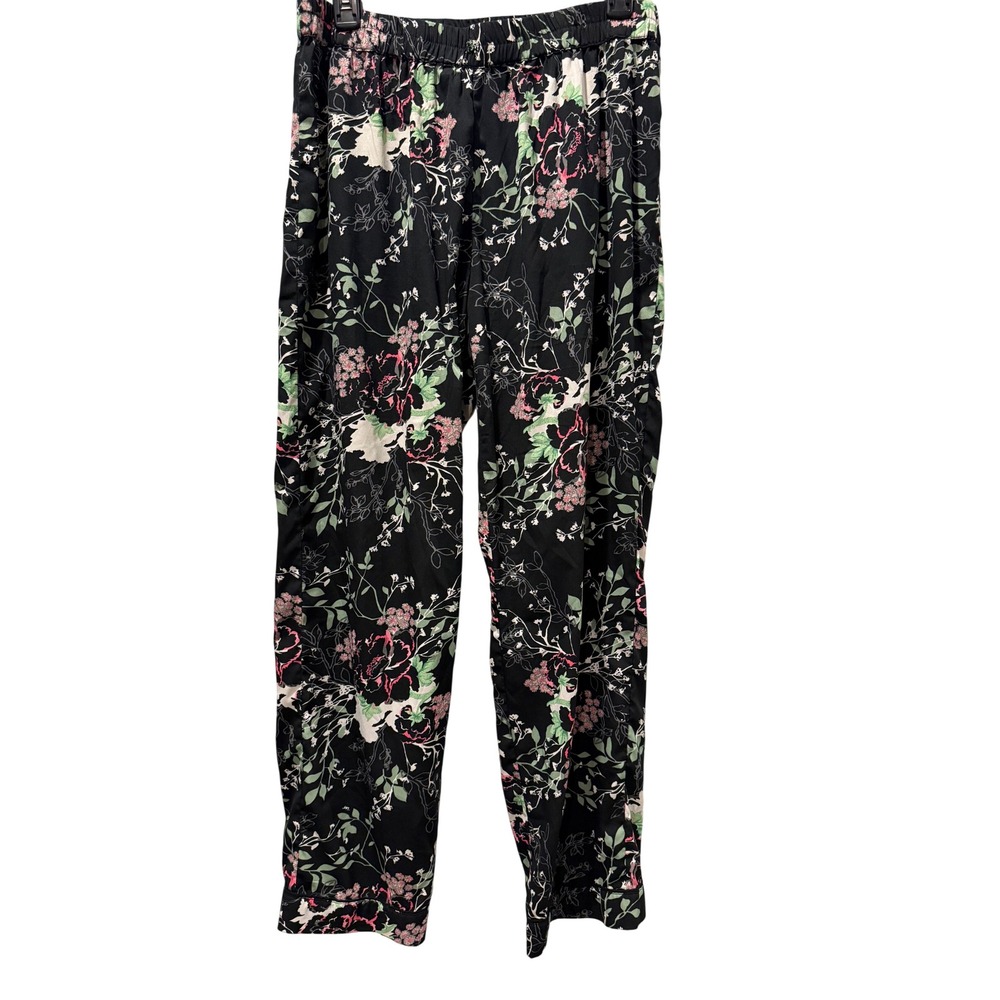 Vintage 2000's Wet Seal XL Floral Print Elastic Waist‎ Straight Leg Pants